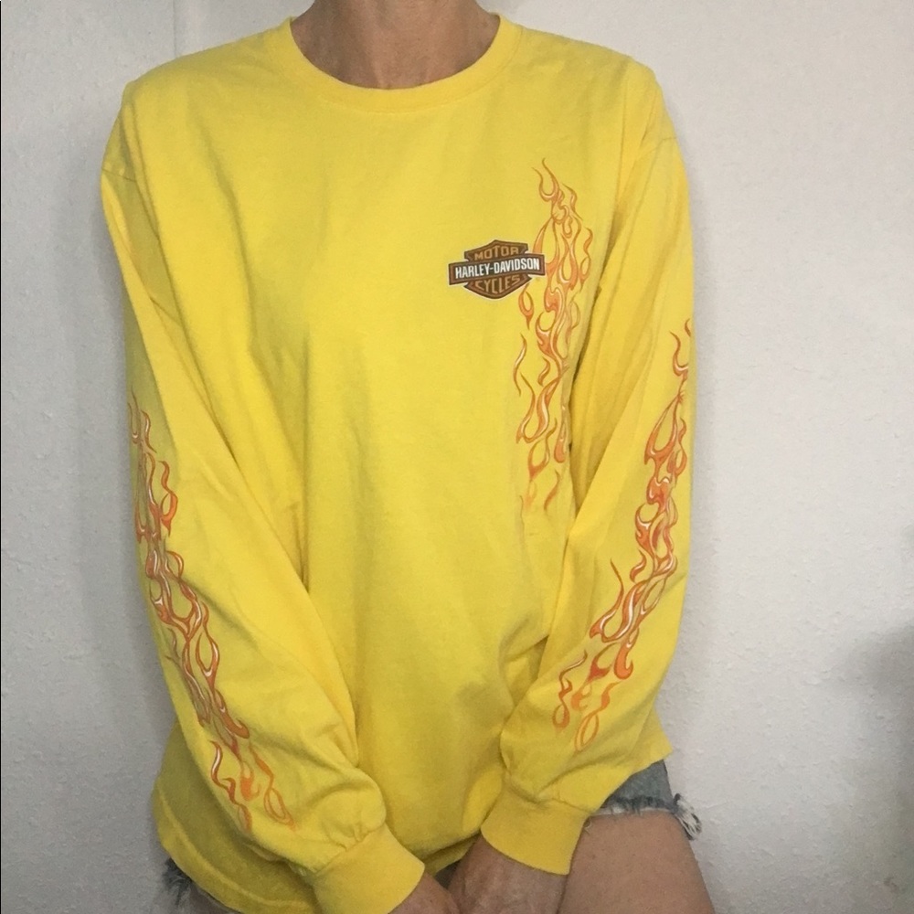 🔥Harley Davidson Anaheim CA long sleeve Tee
